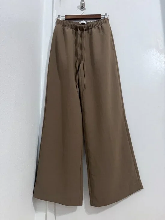 Aritzia WILFRED The Lodge Pant - Crepette | Folio Brow | Size S | NWOT - Picture 4 of 6
